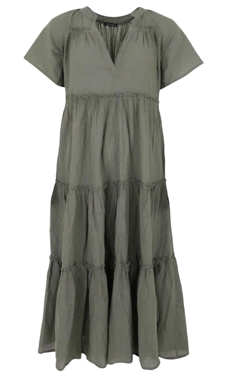 Black Colour Kjole - Adelaine - Army