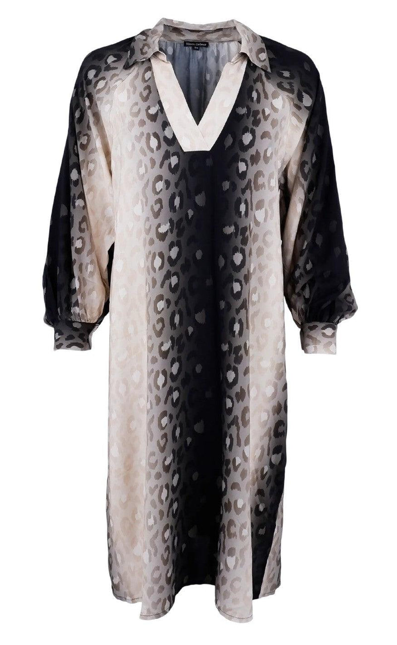 Black Colour Kjole - Carma - Black Leo