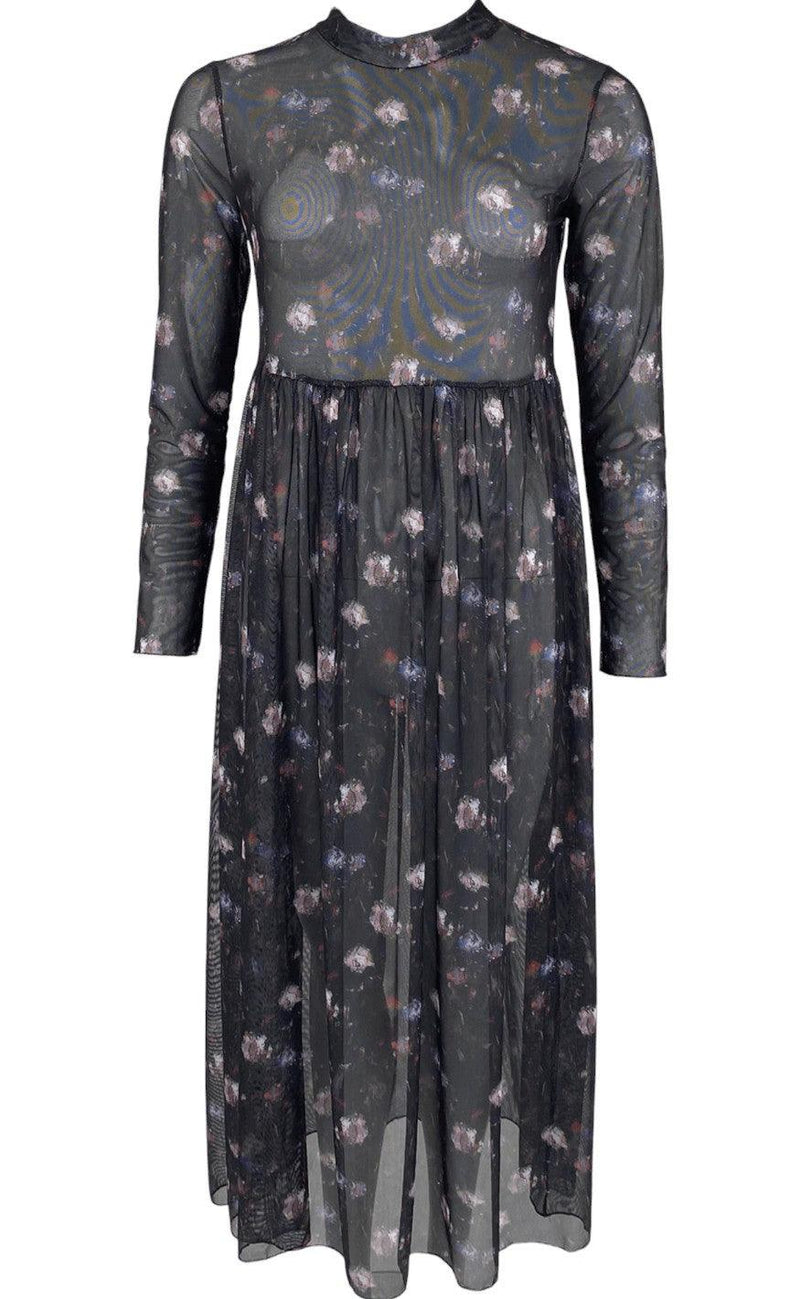 Black Colour Kjole - Goldie Tulle - Dark Tulip