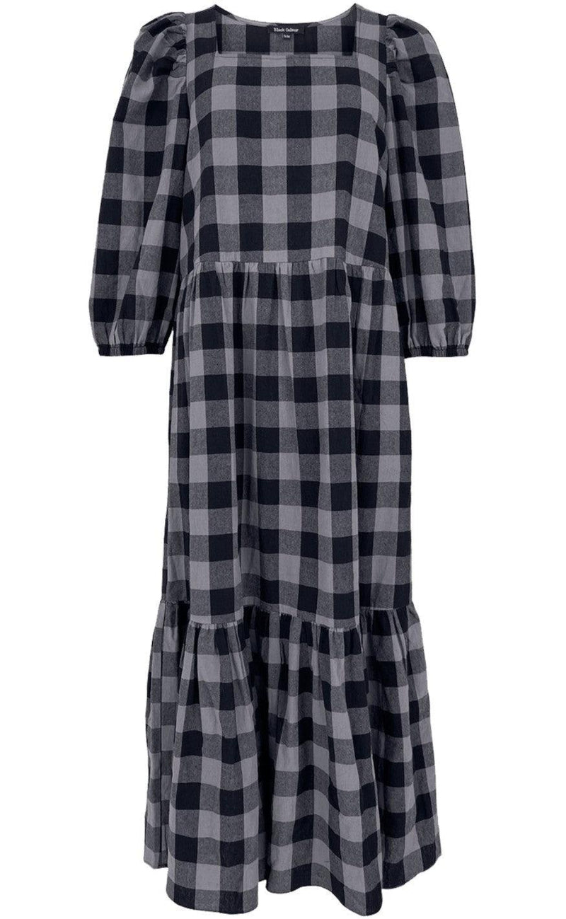 Black Colour Kjole - Lida - Grey