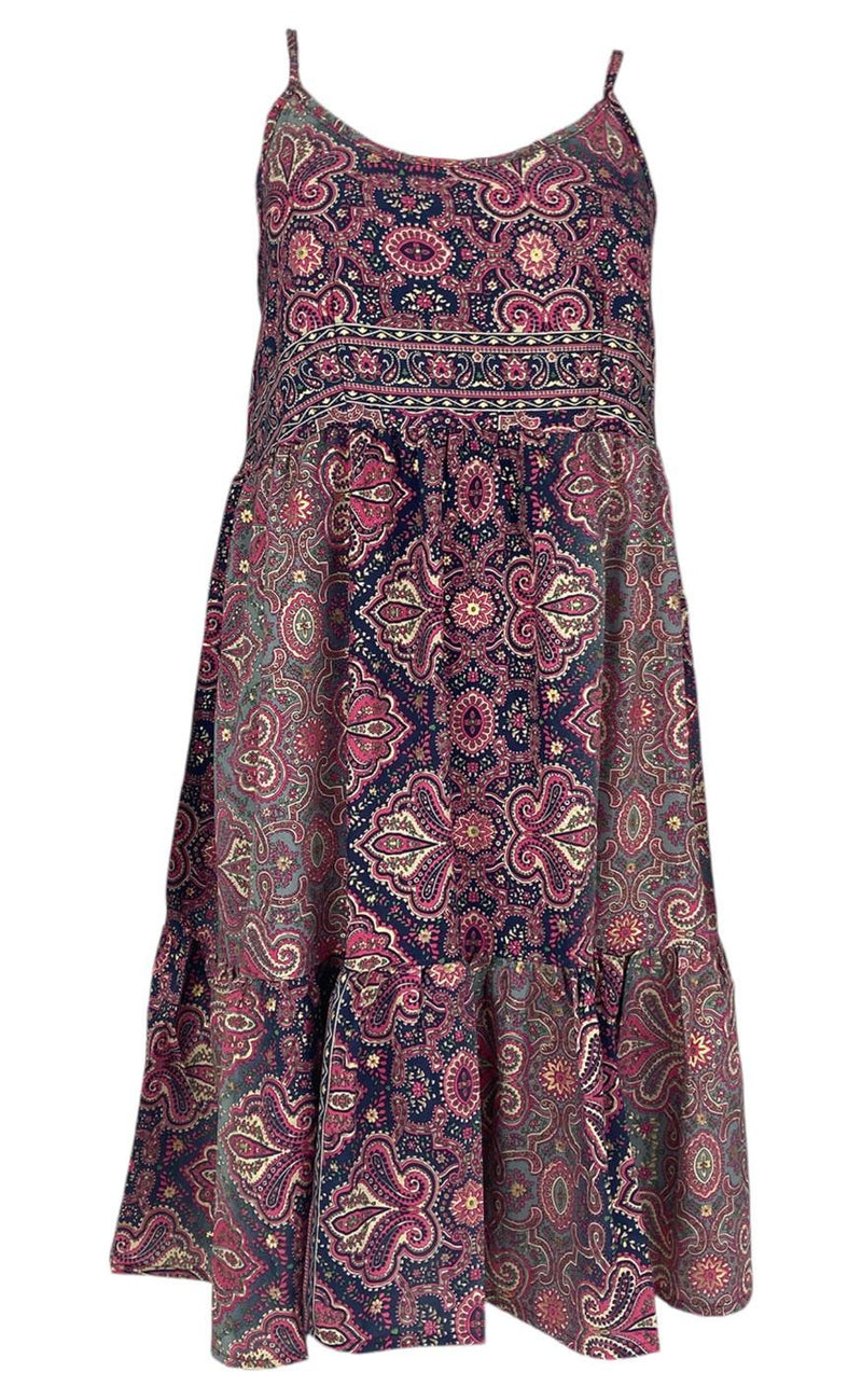 Black Colour Kjole - Luna Boho - Black