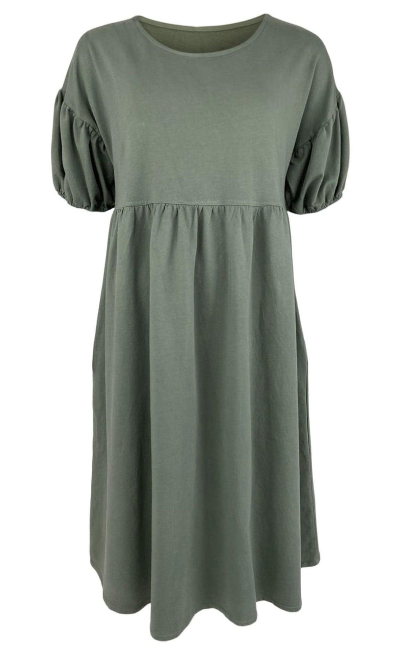 Black Colour Kjole - Sara Sweat - Army