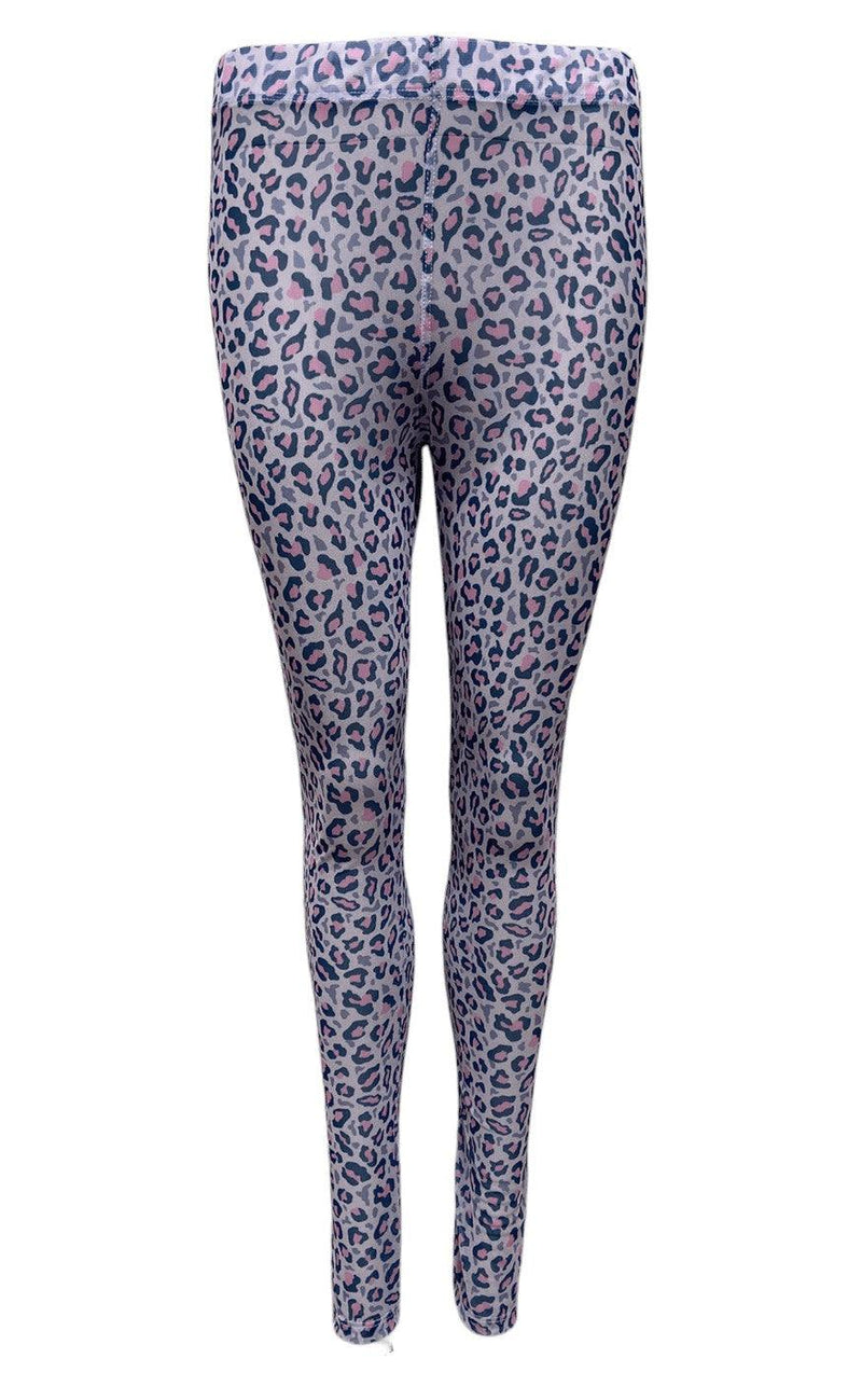 Black Colour Leggings - Florence Mesh - Rose Leo