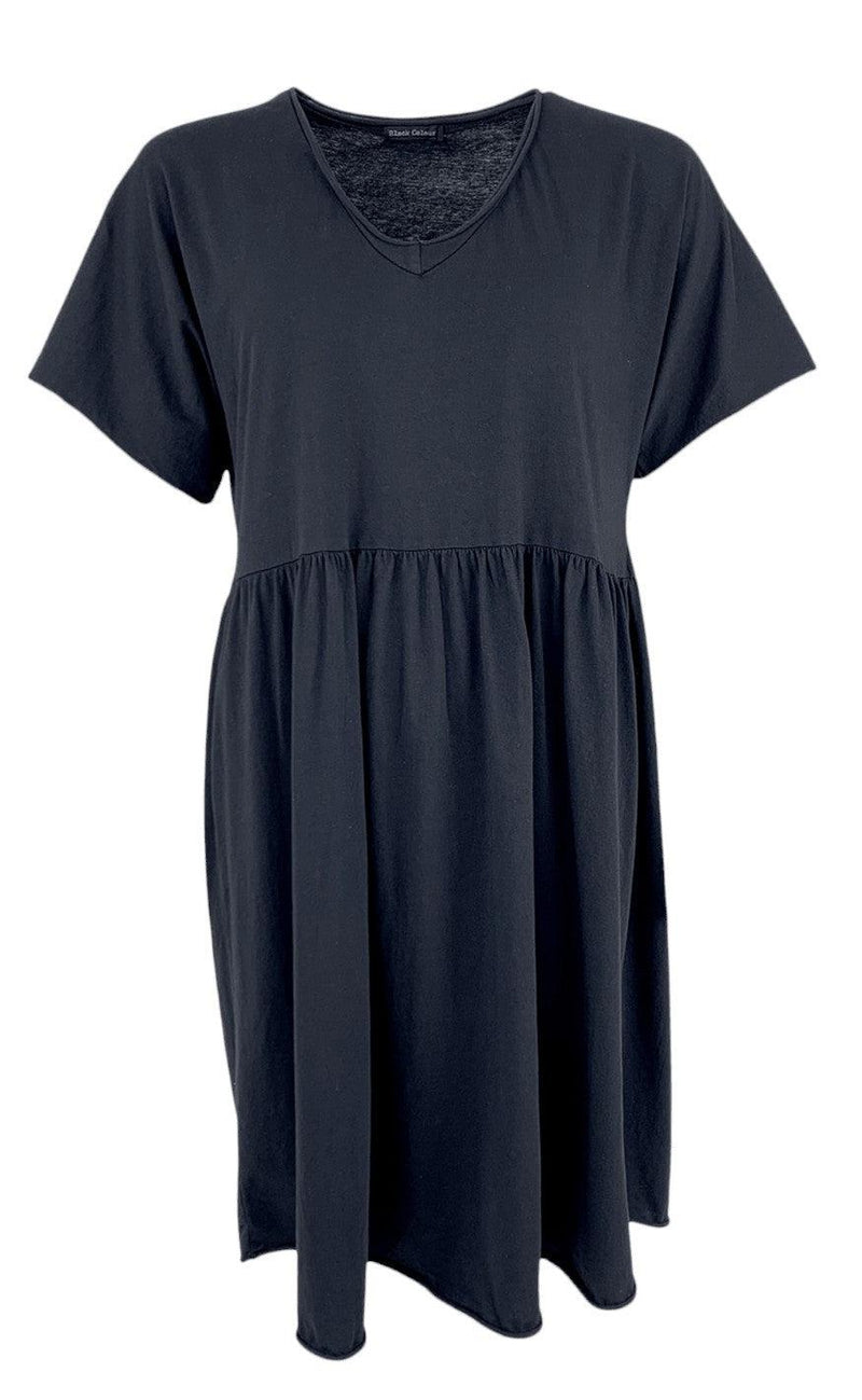 Black Colour - Mimi T-Shirt Kjole - Black