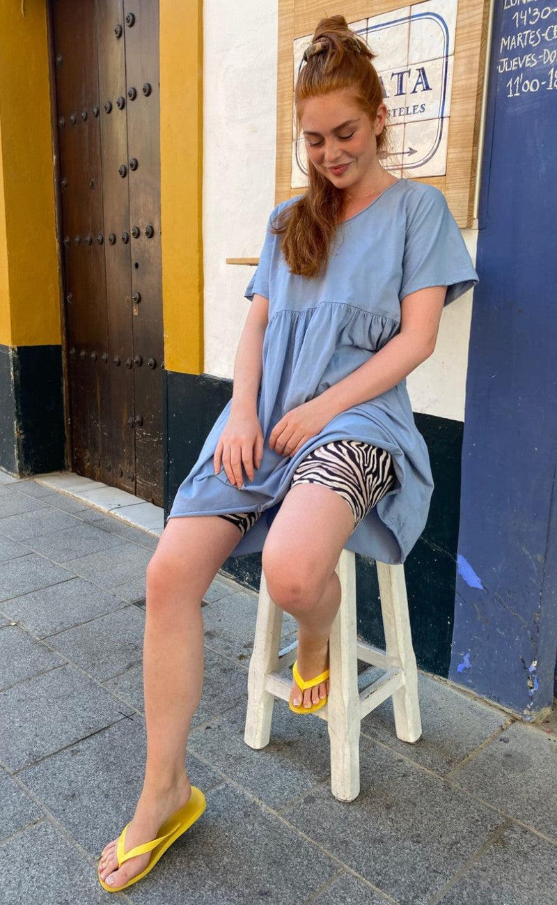 Black Colour - Mimi T-Shirt Kjole - Blue