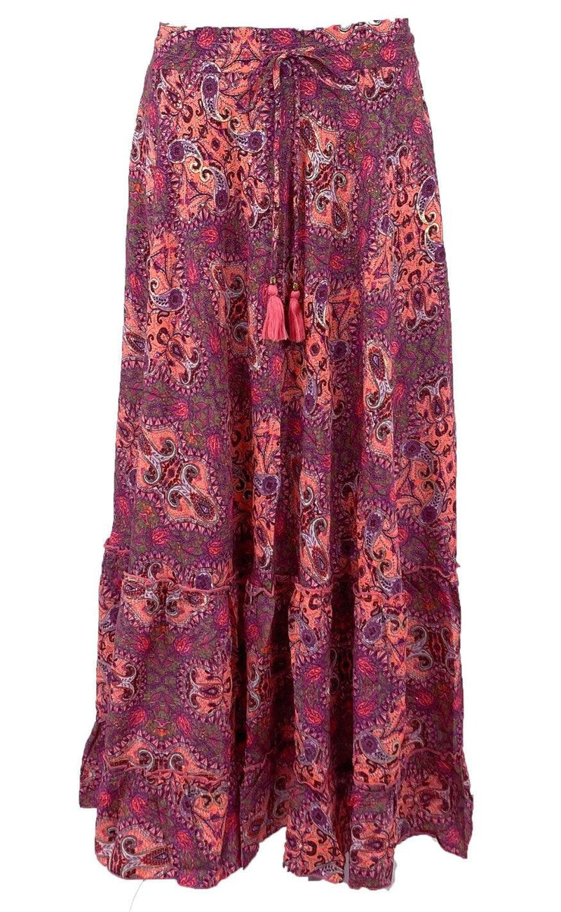 Black Colour Nederdel - Luna Maxi - Vibrant Pink