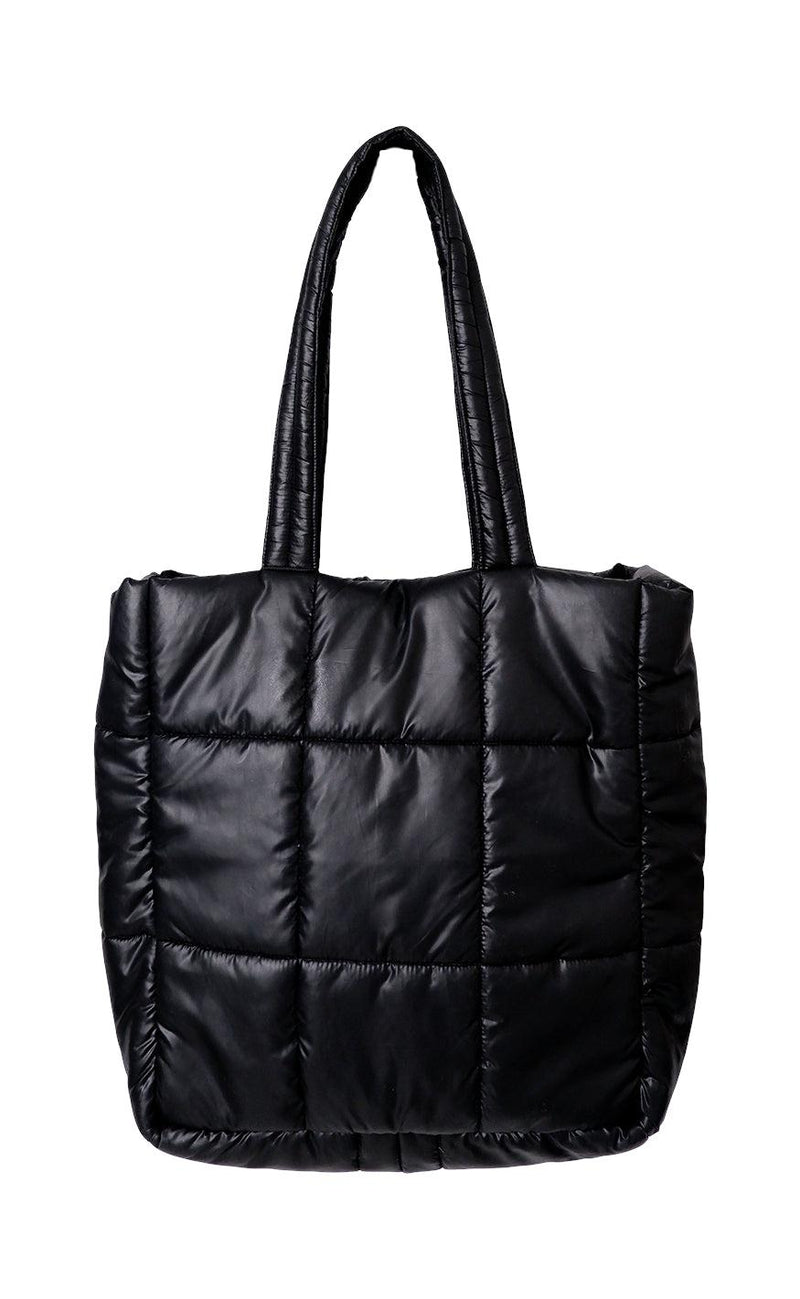 Black Colour Shopper - Lucky - Black