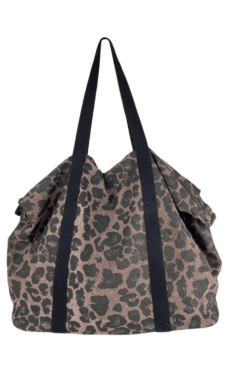 Black Colour Taske - Pepe Weekend Canvas Leo - Coffee