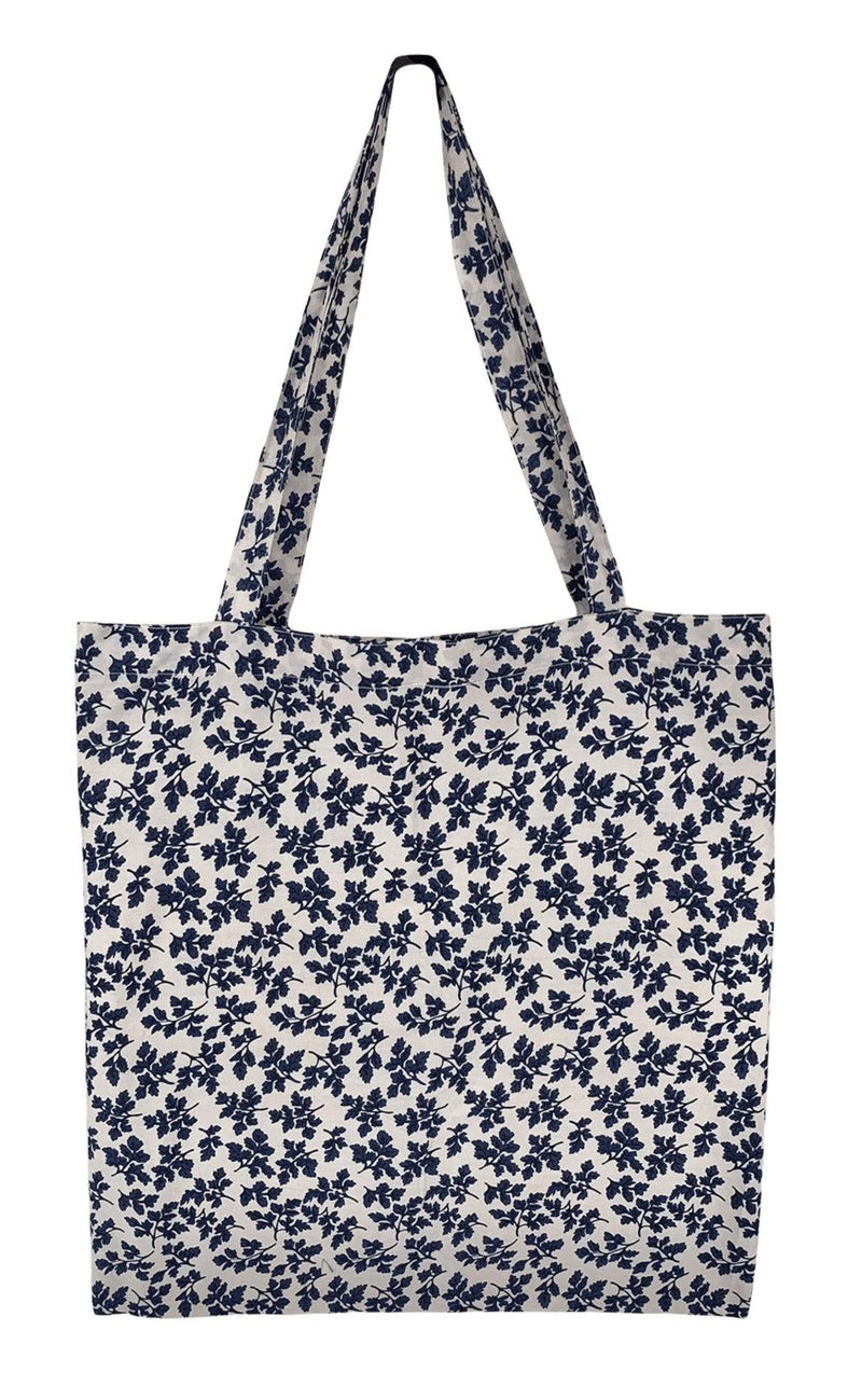 Black Colour Taske / Shopper - Lulu - White Leaf
