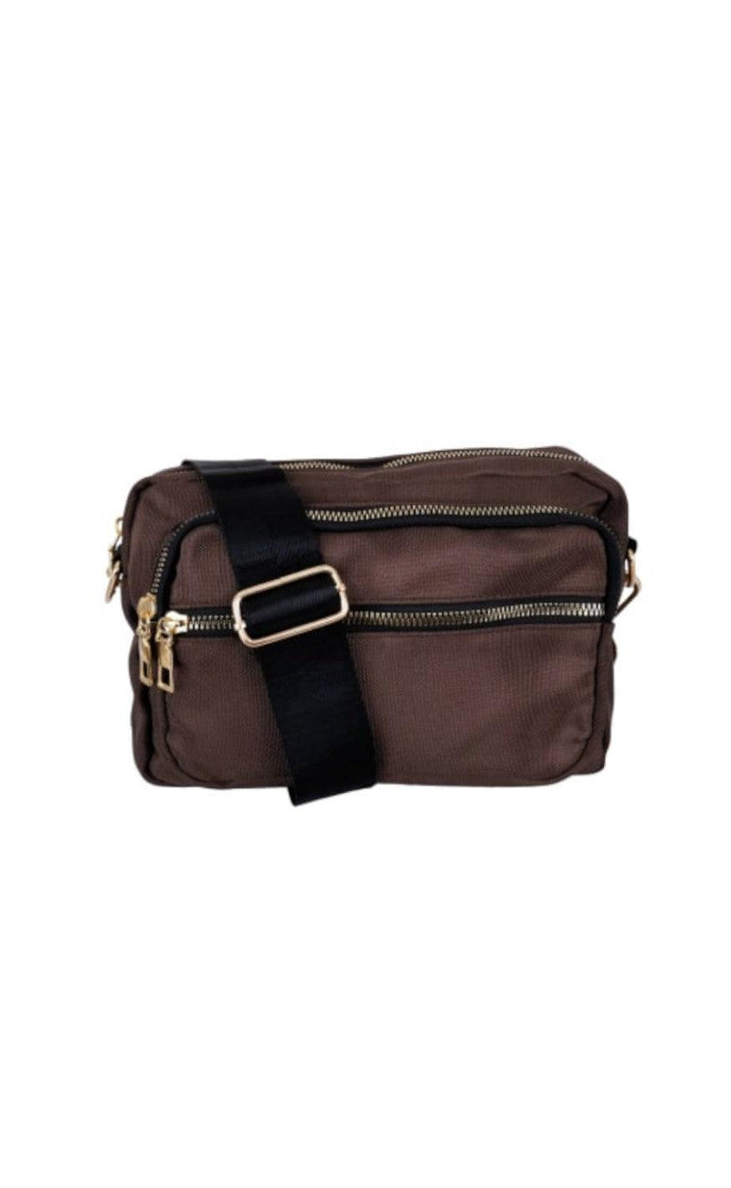Black Colour Taske - Vanda - Brown