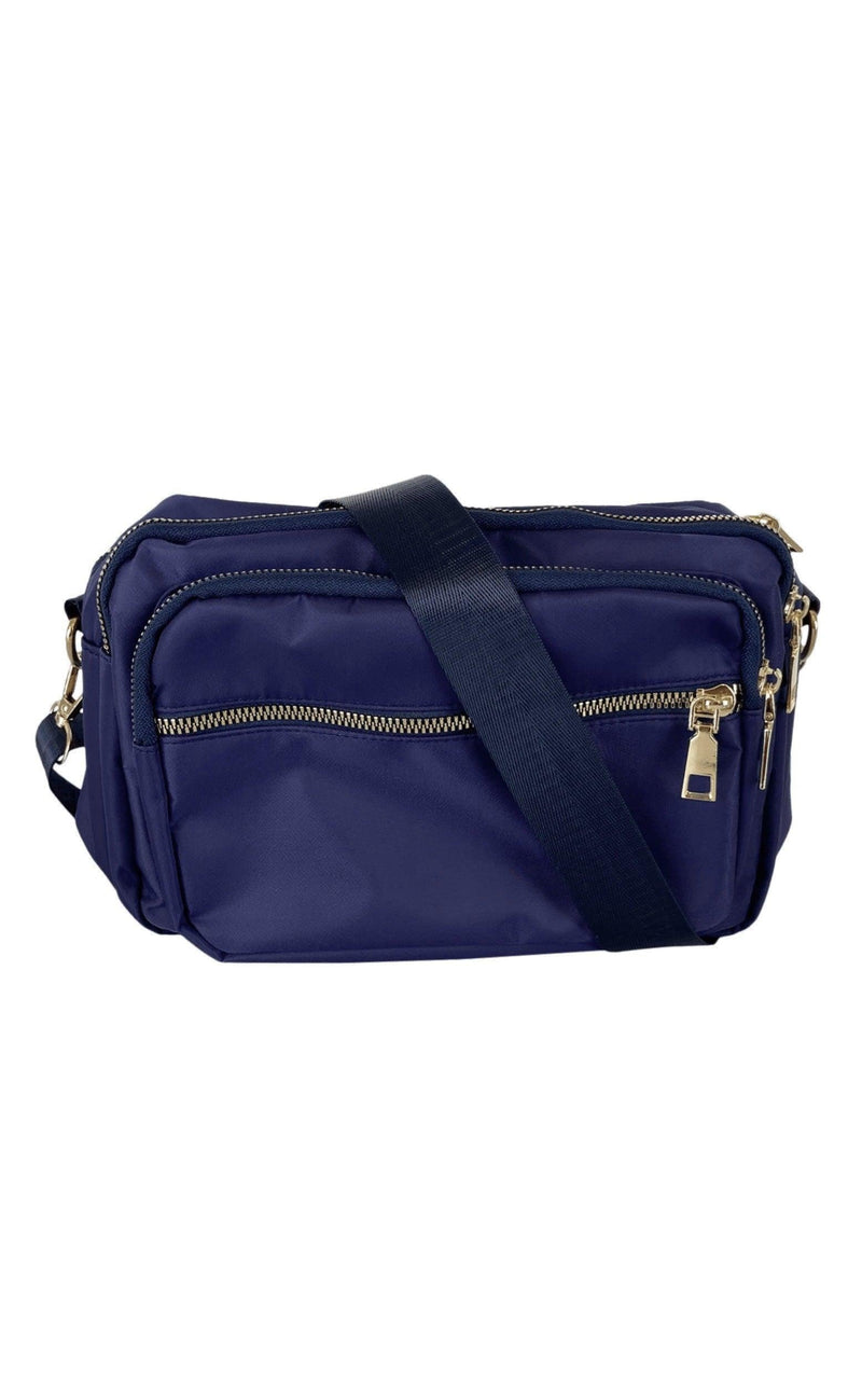 Black Colour Taske - Viggy Nylon Medium - Blue