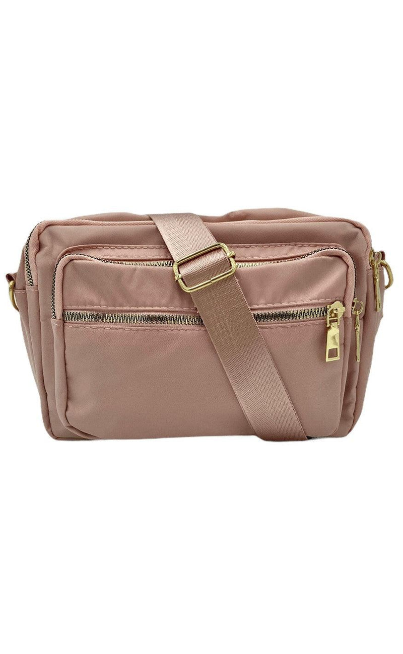 Black Colour Taske - Viggy Nylon Medium - Rose