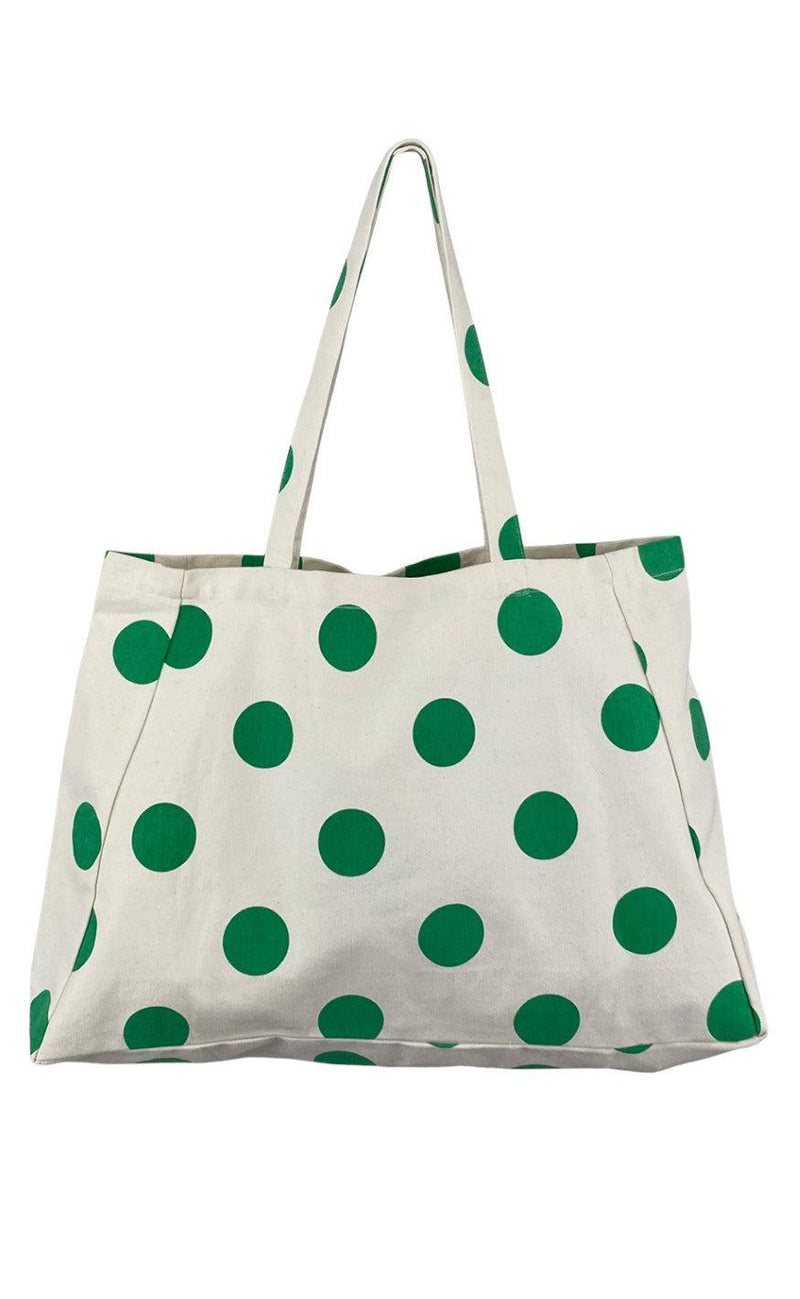 Black Colour Taske - Vonda Shopper - Green Dot