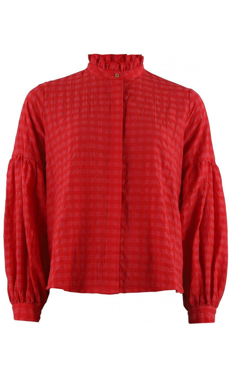 Continue Bluse - Aia - Red