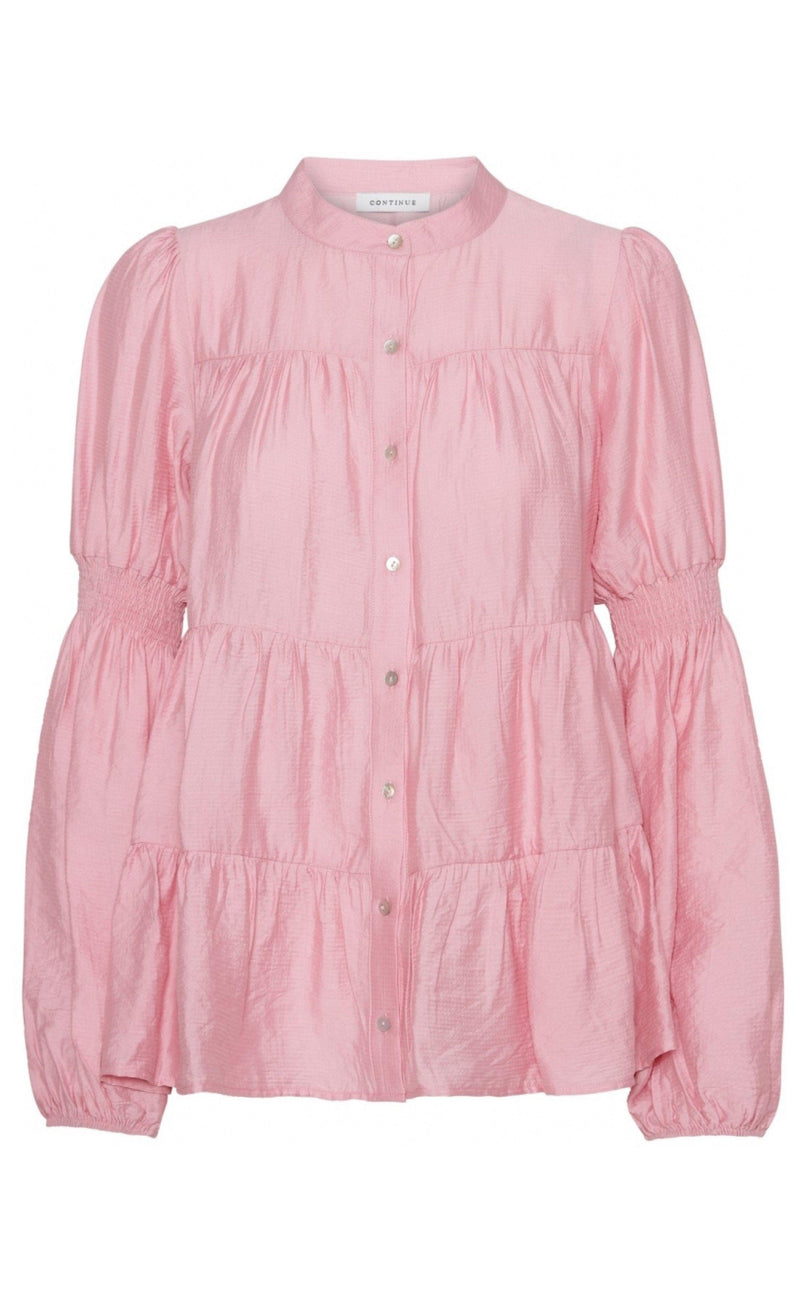 Continue Bluse - Sanna Solid - Pink