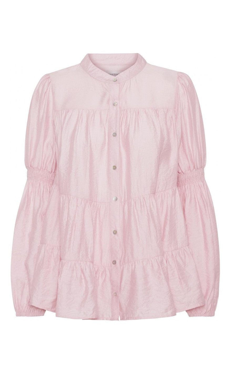 Continue Bluse - Sanna Solid - Rose