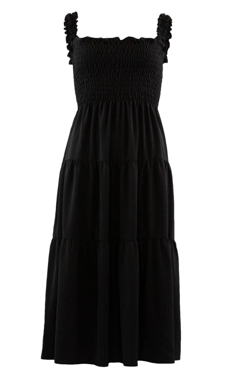 Continue Kjole - Beth Smock - Black