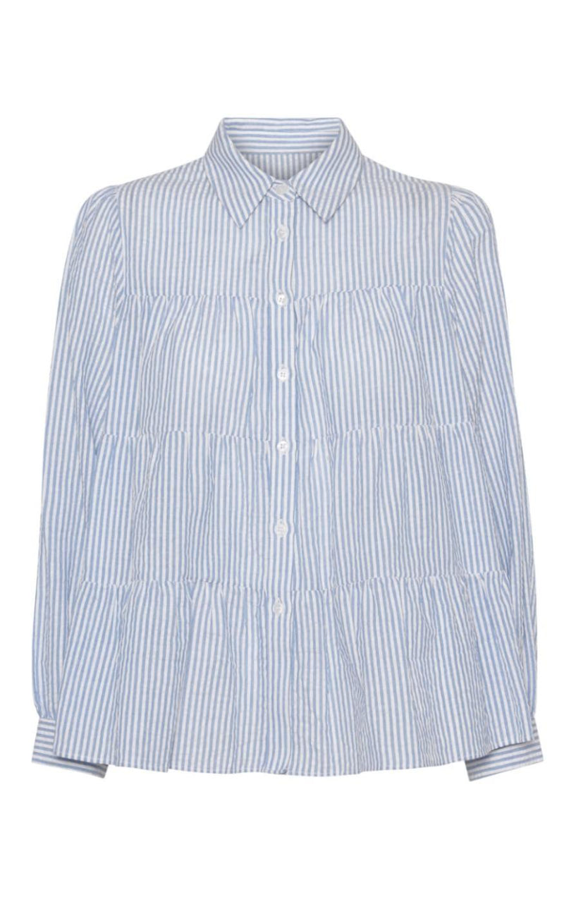 Continue Skjorte - Melina - Blue Stripe