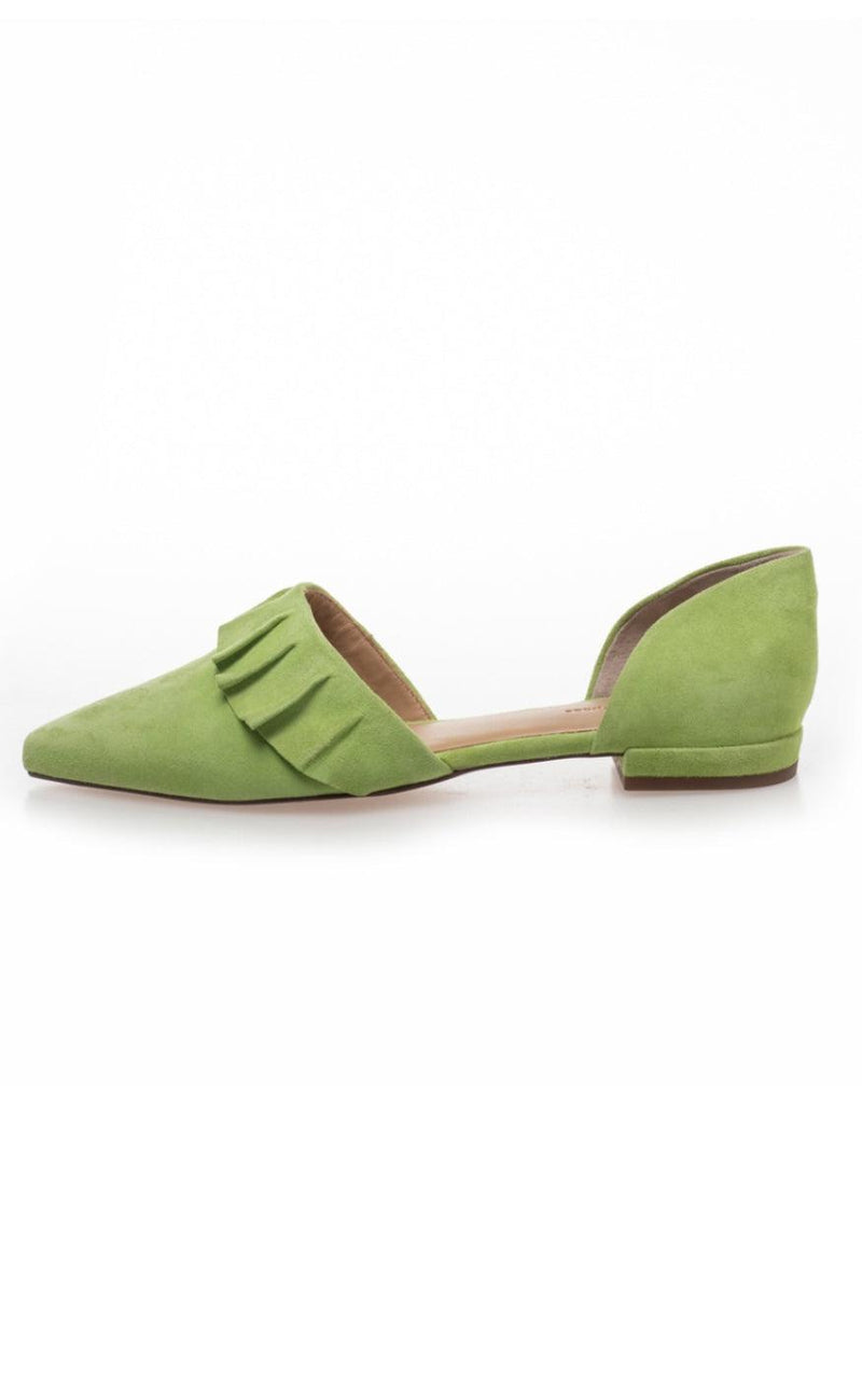 Copenhagen Shoes Loafers / Ballerina - New Romance 23 Suede - Green