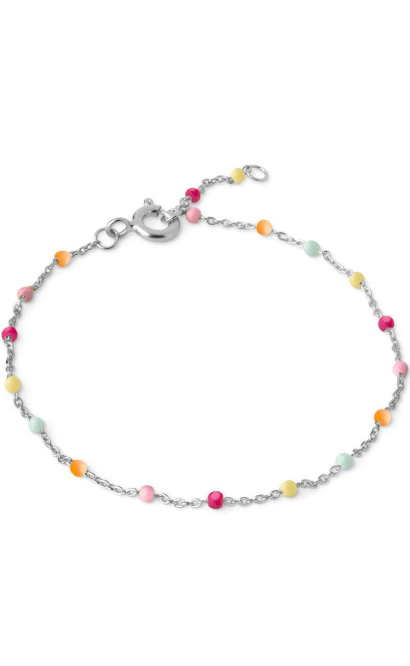 ENAMEL Copenhagen Armbånd - Lola - Rainbow Sølv