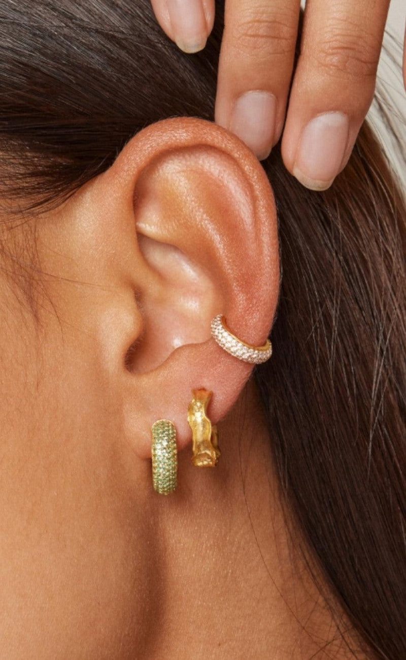 ENAMEL Copenhagen Ear Cuff - Sparkling Cuff - Clear