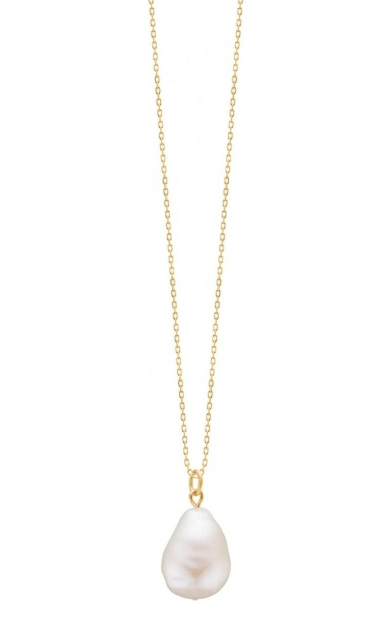 ENAMEL Copenhagen Halskæde - Baroque Pearl - Gold