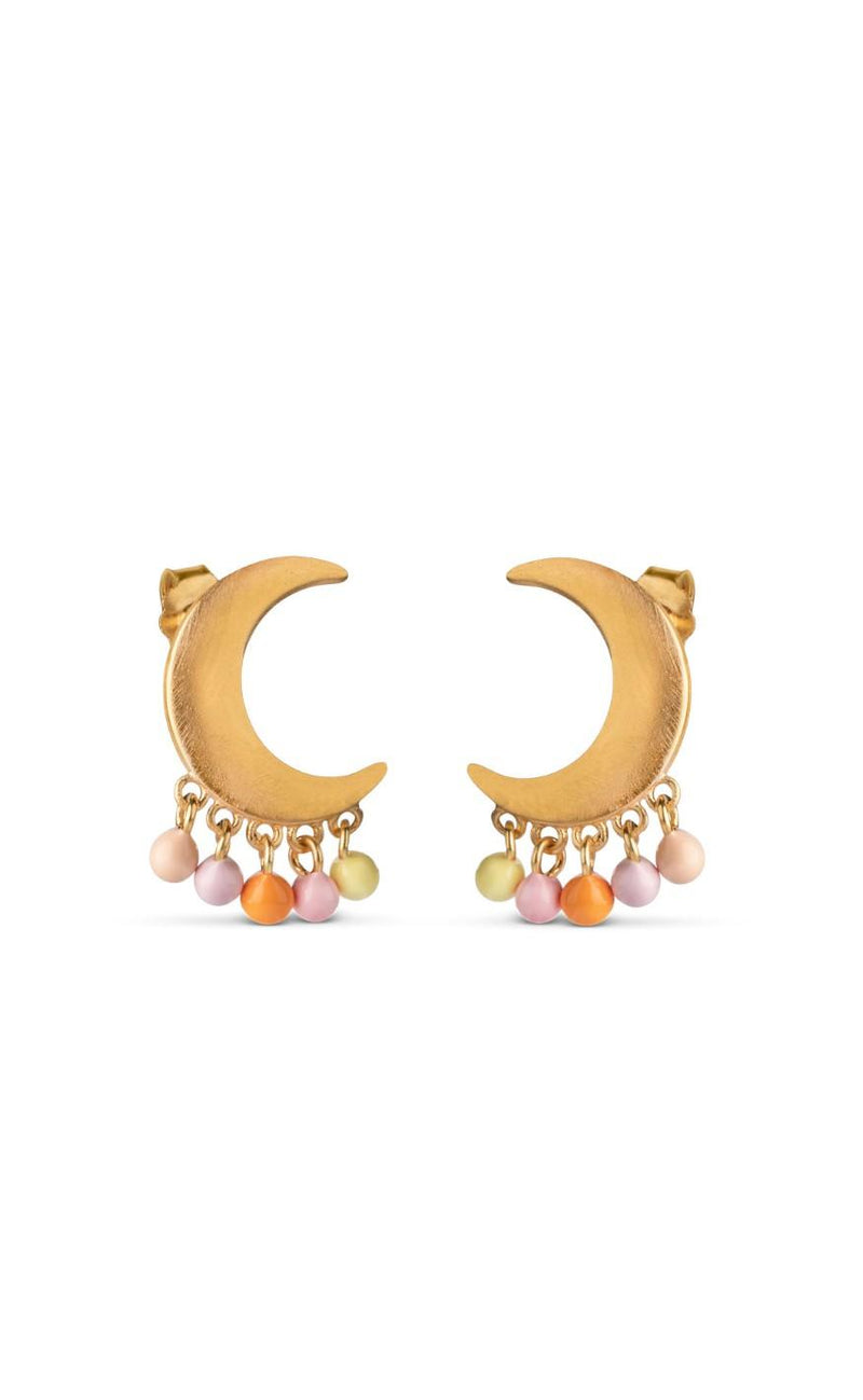 ENAMEL Copenhagen Øreringe - Lune - Gold