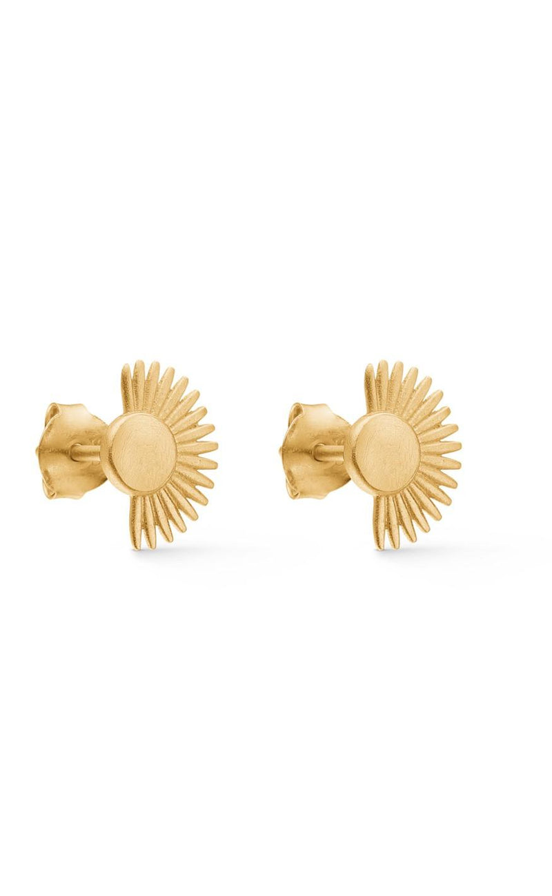 ENAMEL Copenhagen Øreringe / Stud - Soleil - Guld
