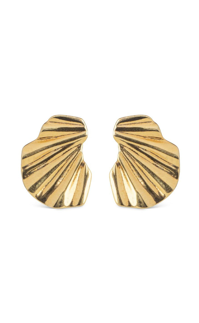 ENAMEL Copenhagen Øreringe - Wave - Gold