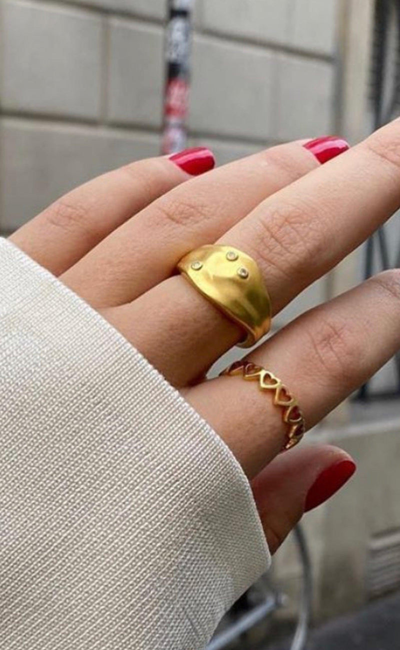 ENAMEL Copenhagen Ring - Dainty - Guld