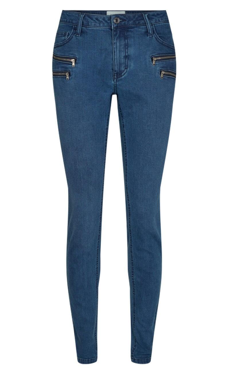 FREEQUENT AIDA JEANS DENIM MEDIUM BLUE