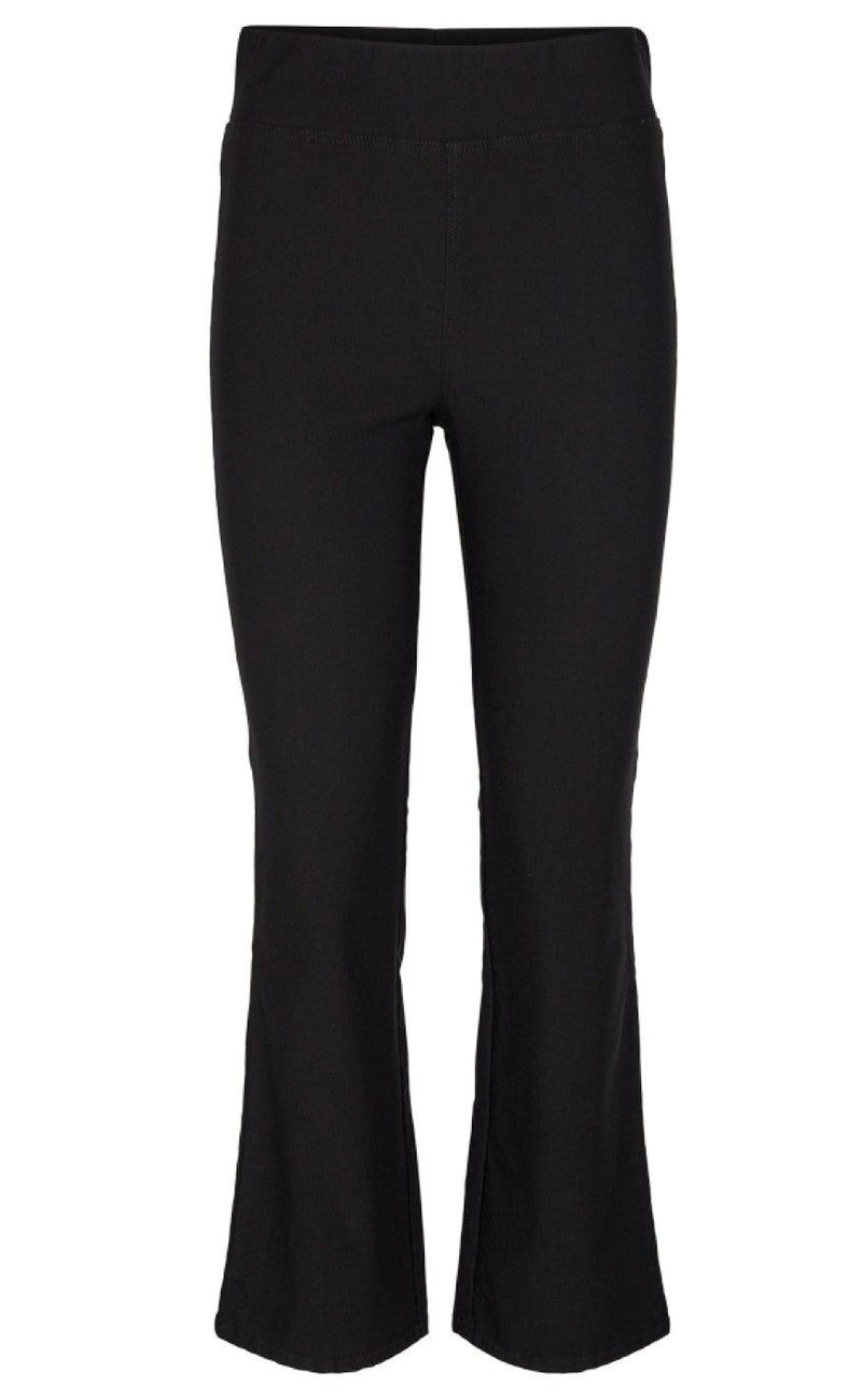 FREEQUENT SHANNON ANKLE PANT BOOTCUT POWER BLACK
