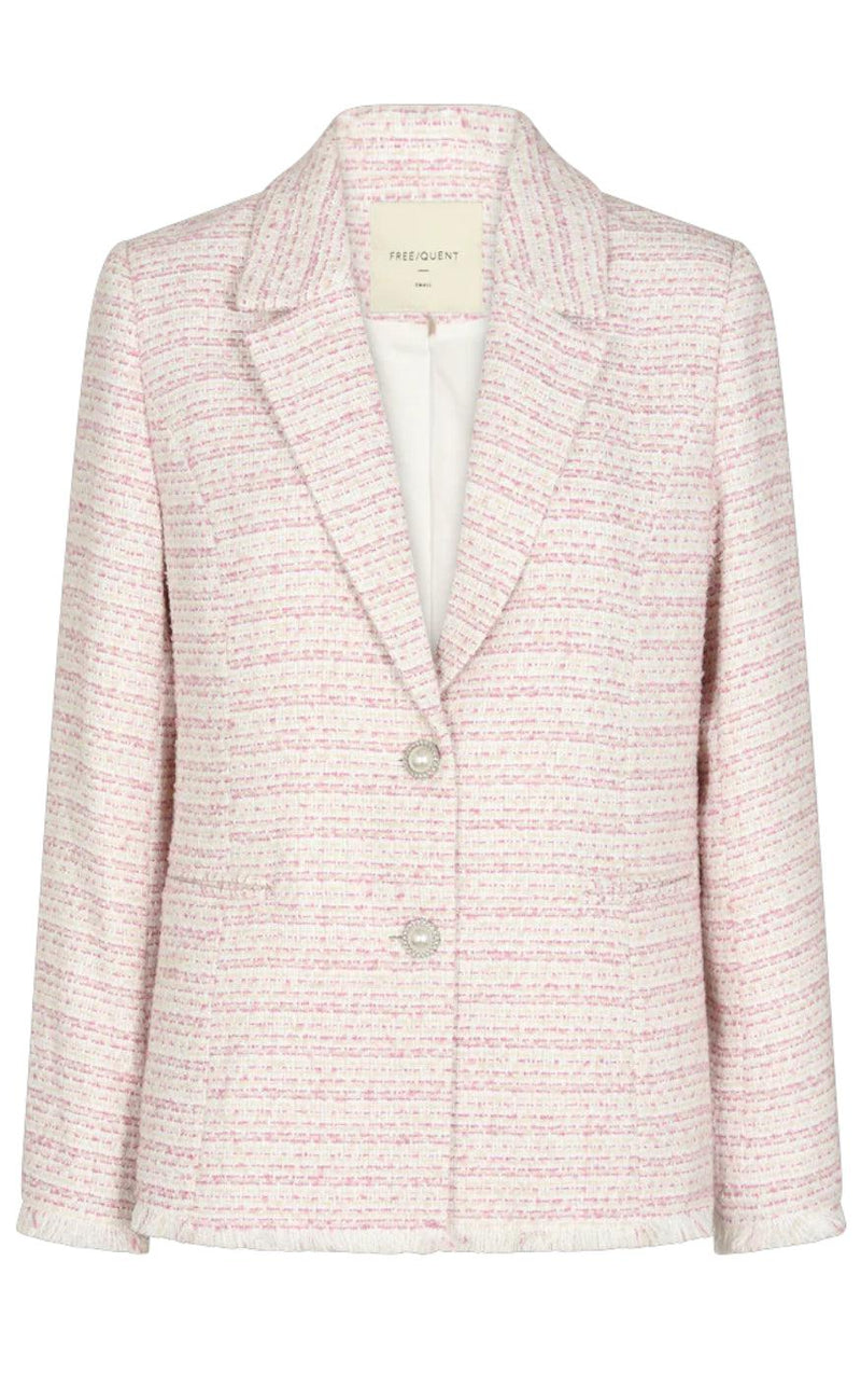 Freequent Blazer / Jakke - Moca - Pale Mauve W. Moonbeam
