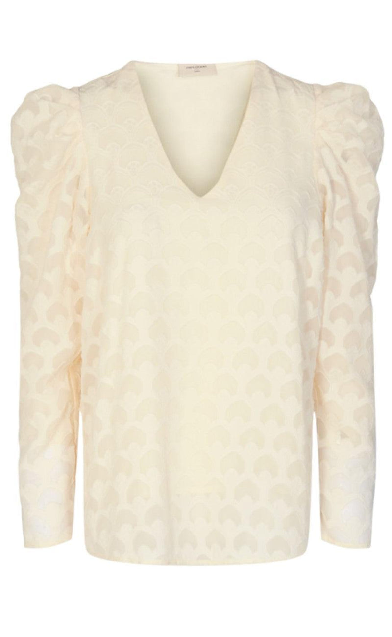 Freequent Bluse - Cina - Birch