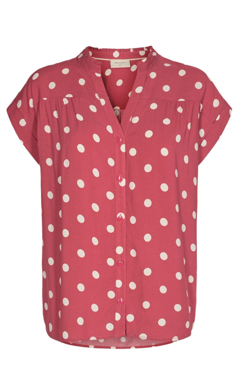Freequent Bluse - Dut - Garnet Rosew. Sand