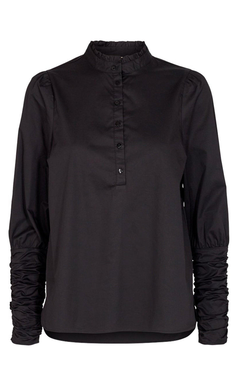 Freequent Bluse - Frances Flounce - Black