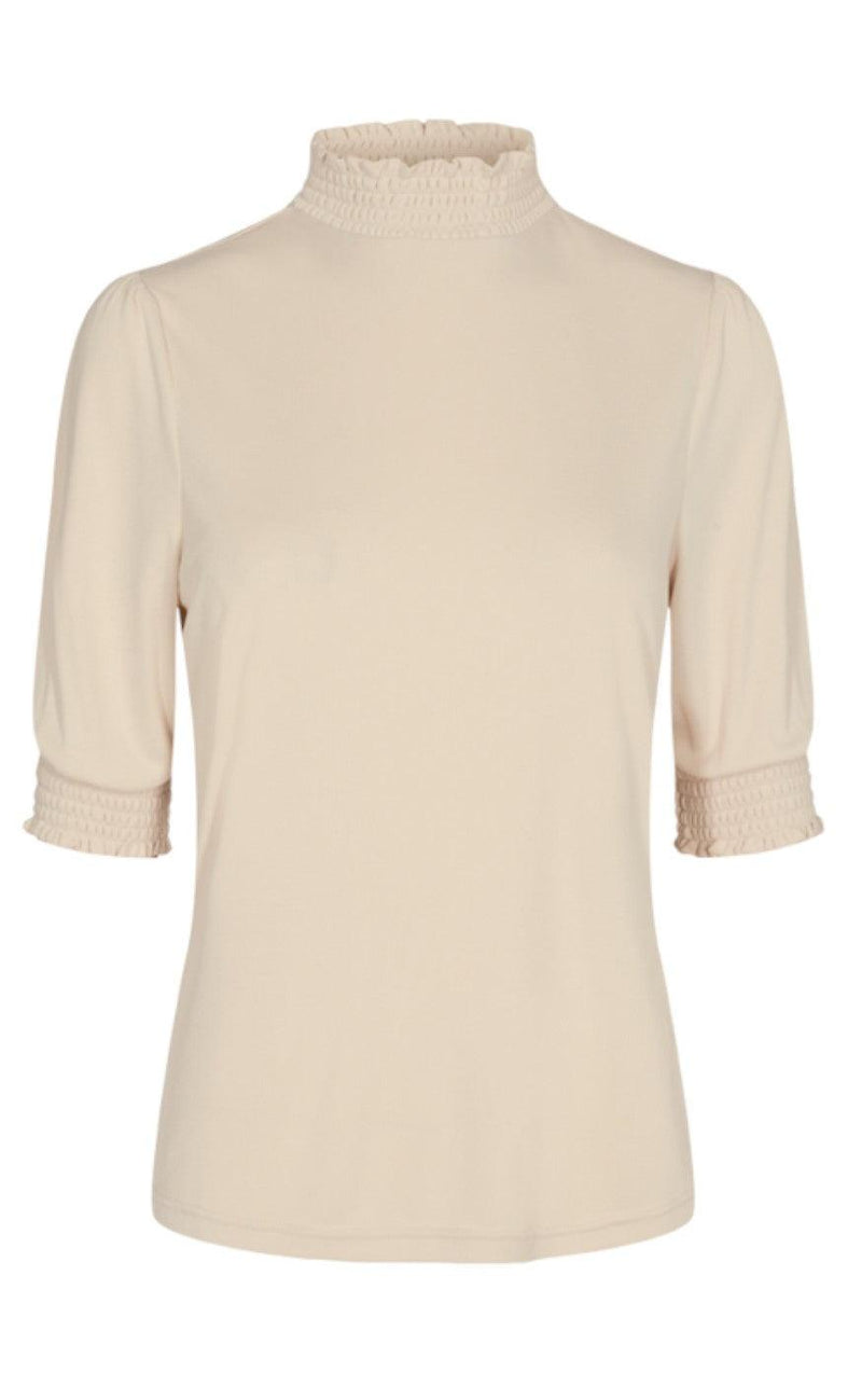 Freequent Bluse - Gry - Birch