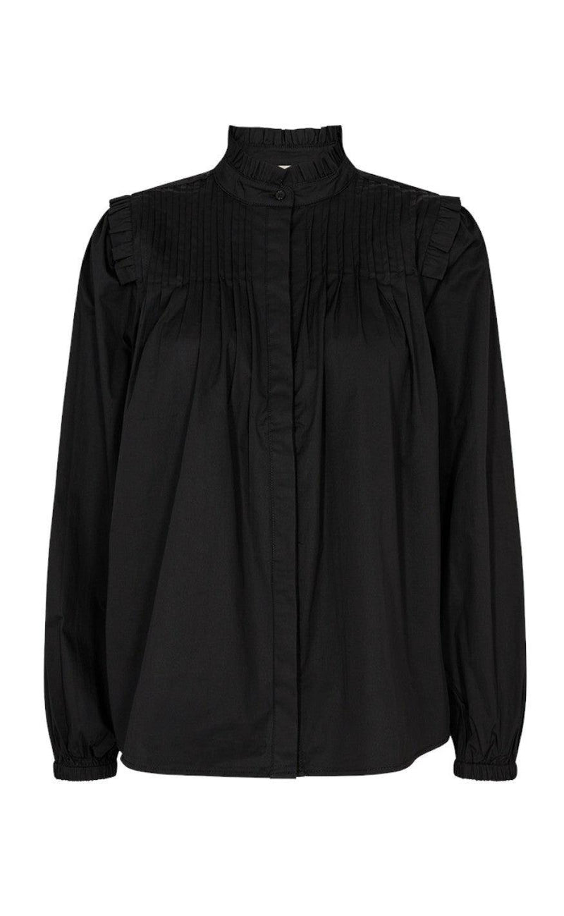 Freequent Bluse - Myrtille - Black
