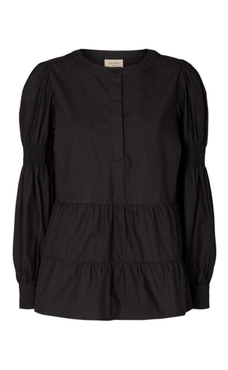 Freequent Bluse - Rhinay - Black