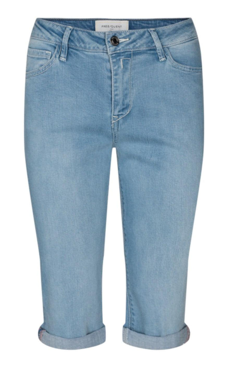 Freequent Bukser - Amie - Light Blue Denim