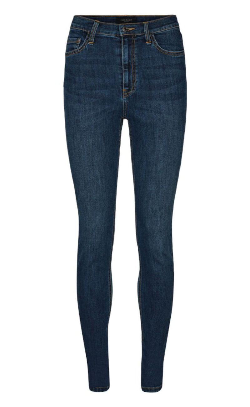 Freequent Bukser - Harlow - Medium Blue
