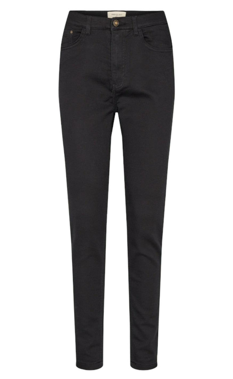 Freequent Bukser - Harlow Twill - Black