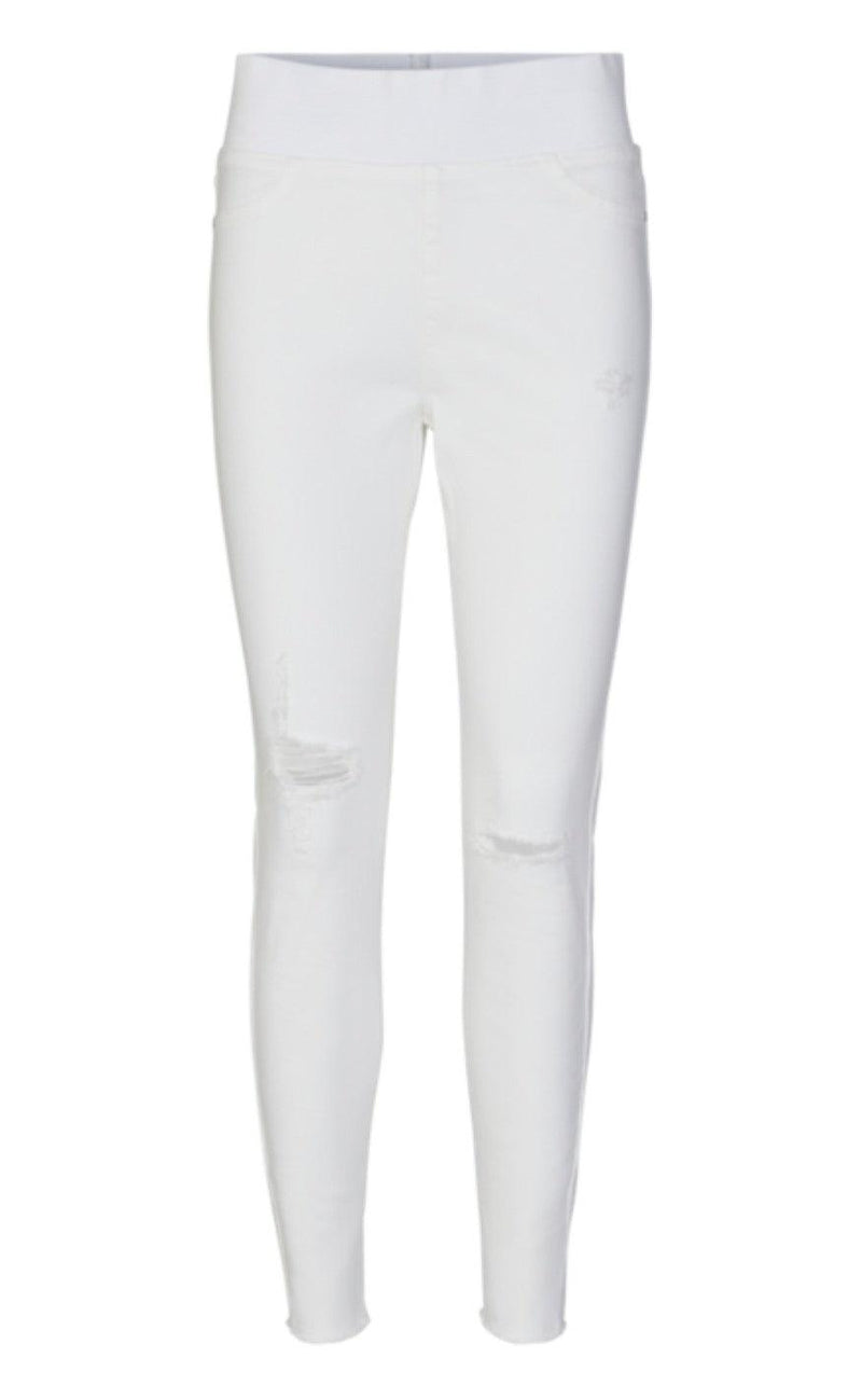 Freequent Bukser - Shantal Ankle Broken - Bright White