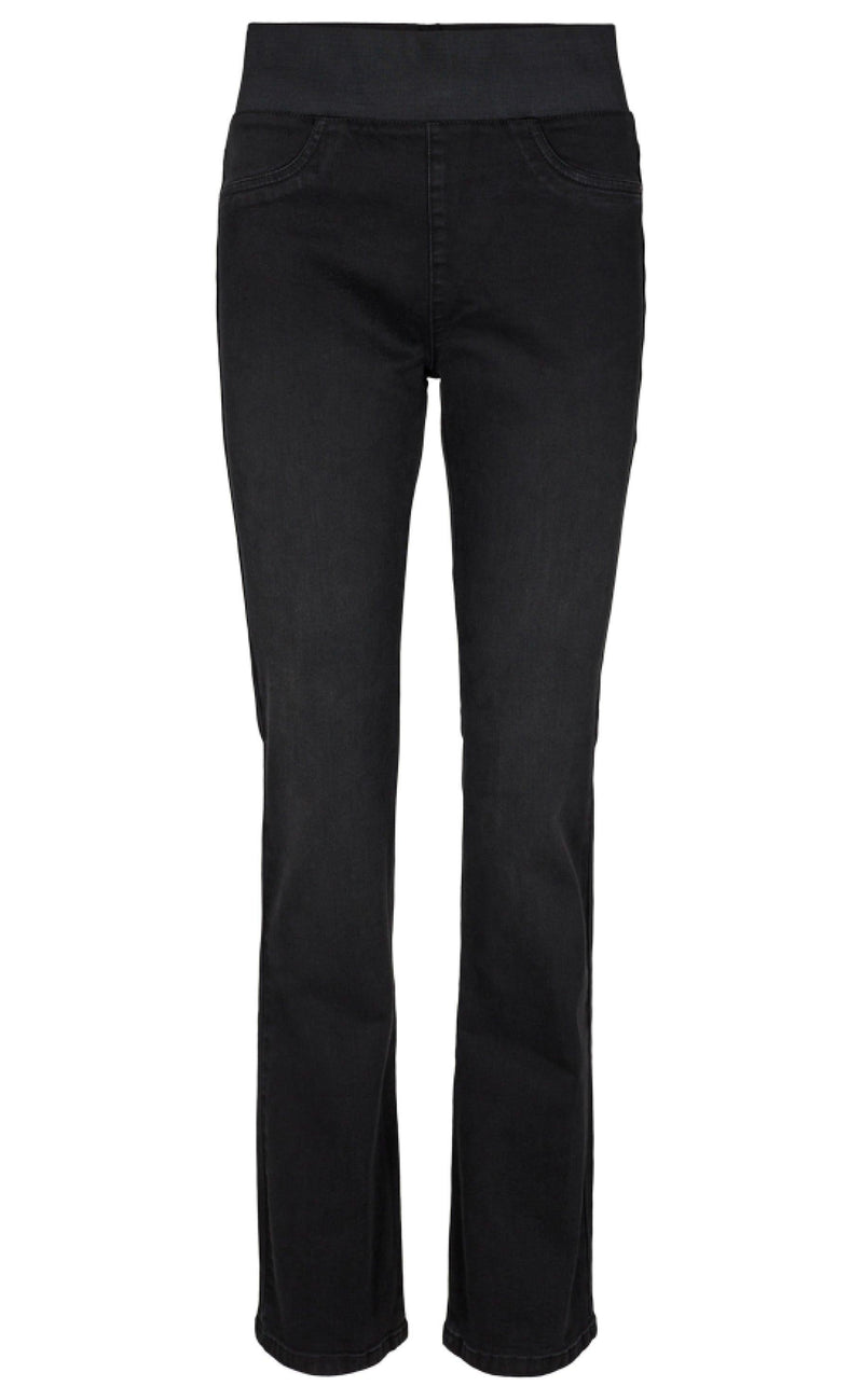 Freequent Bukser - Shantal Bootcut - Black Denim