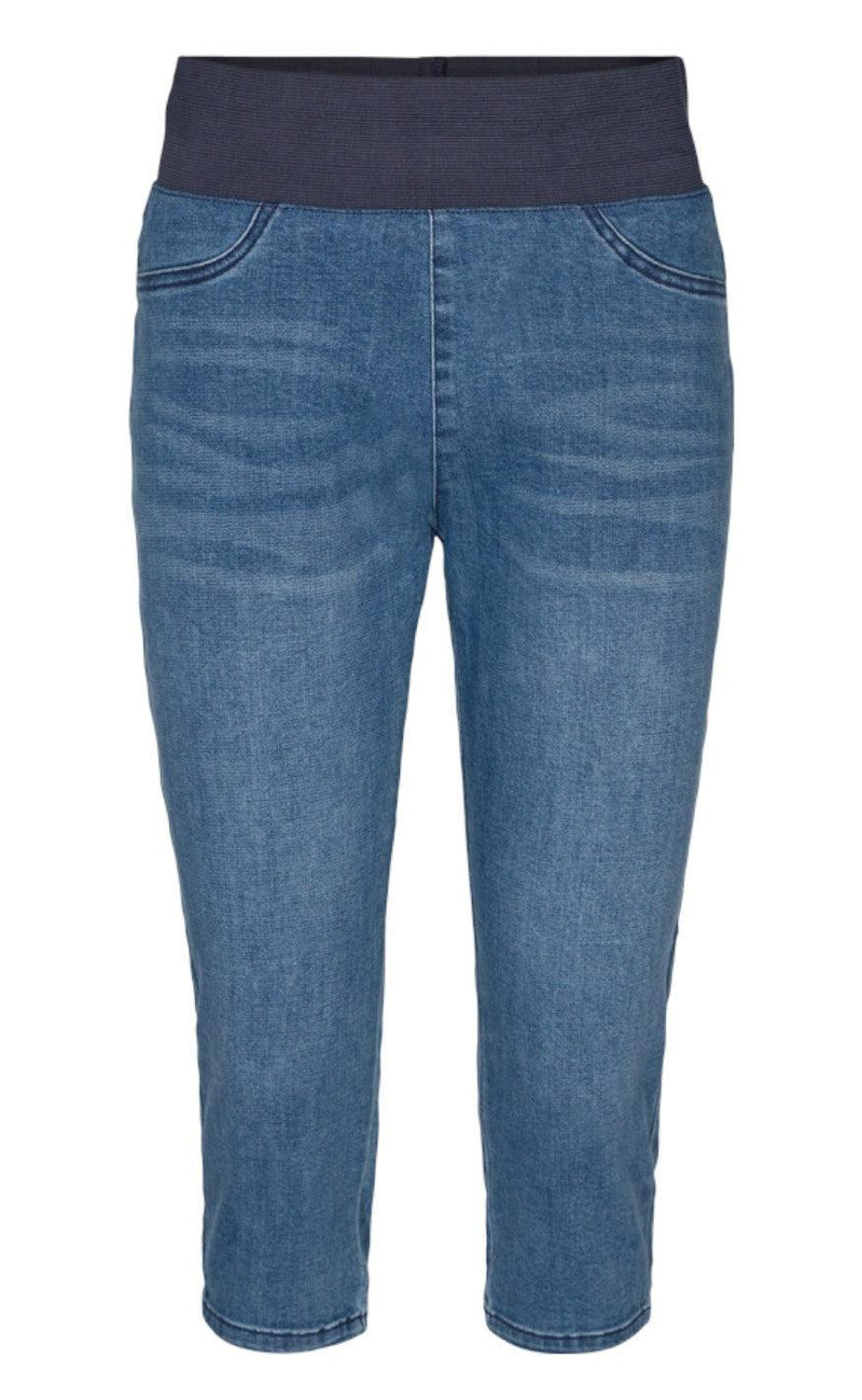 Freequent Bukser - Shantal Ca Denim - Vintage Blue Denim