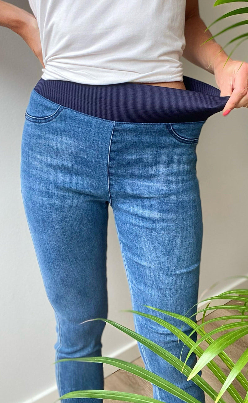 Freequent Bukser - Shantal Denim - Medium Blue