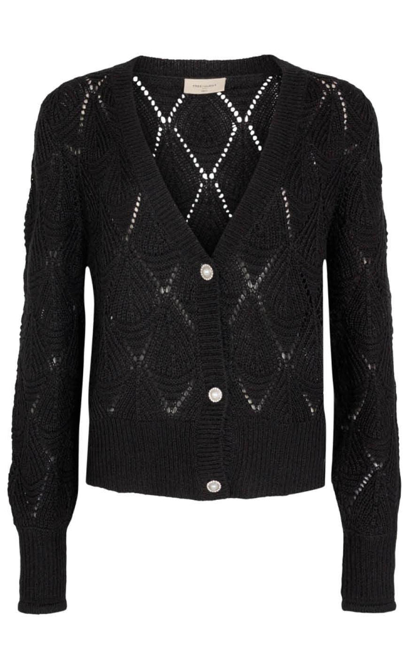 Freequent Cardigan - Tina - Black
