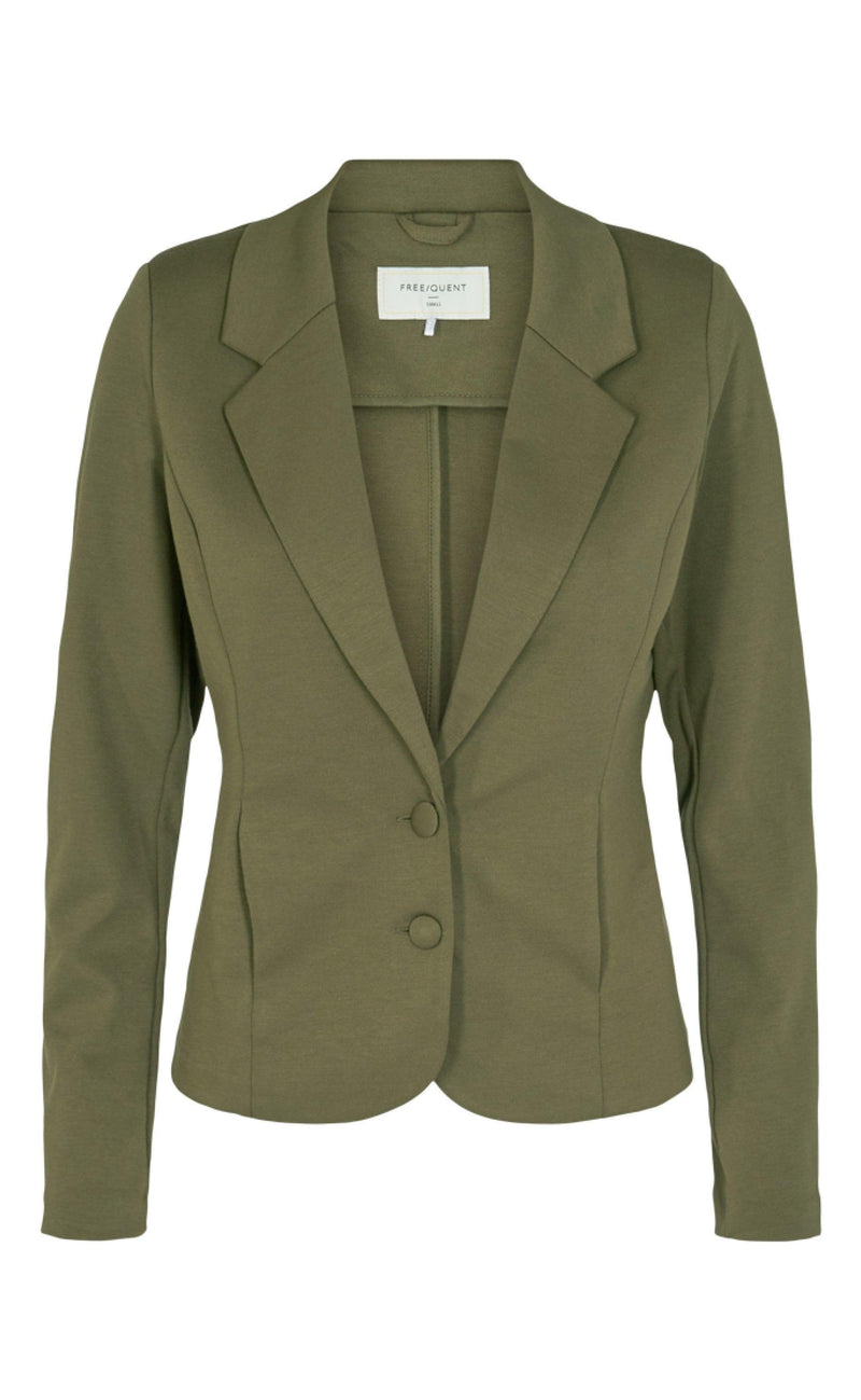 Freequent Jakke / Blazer - Nanni - Olive Night