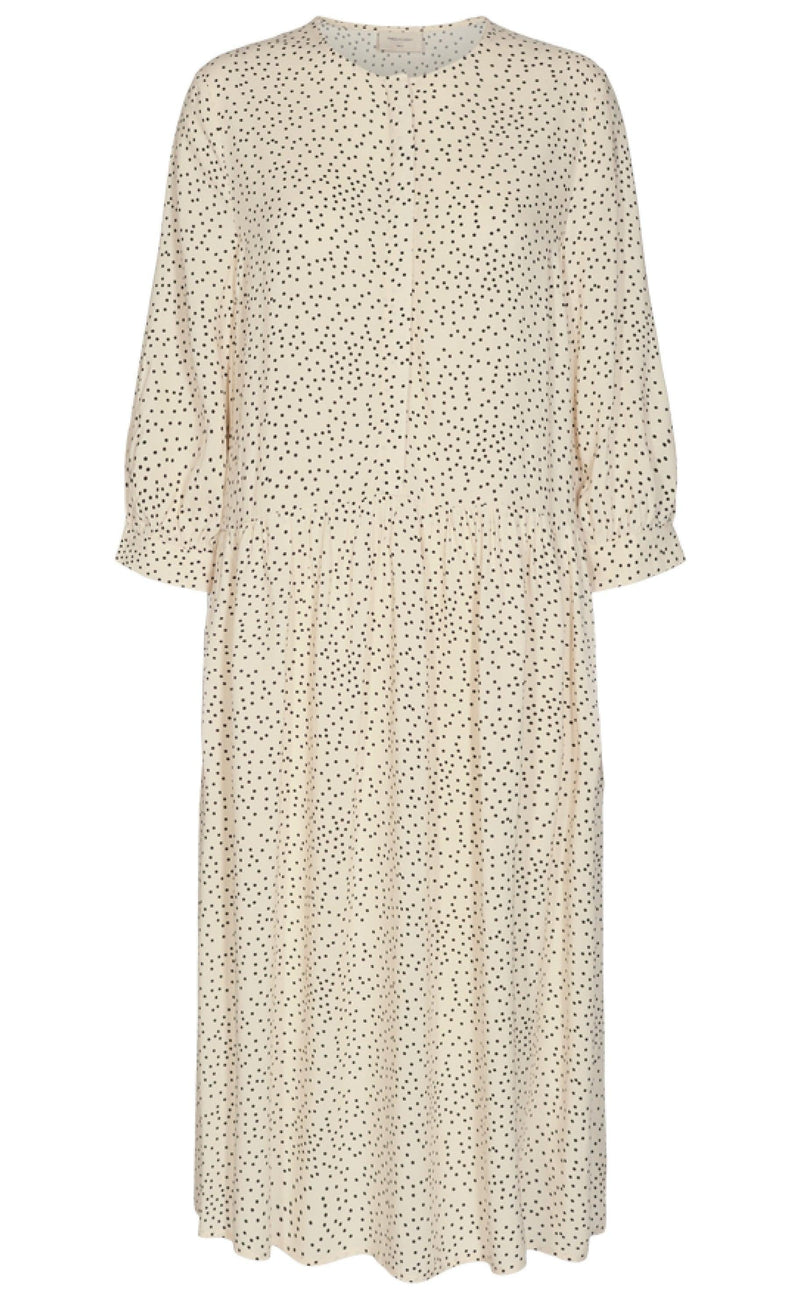 Freequent Kjole - Adney Long Layer - Birch Mix