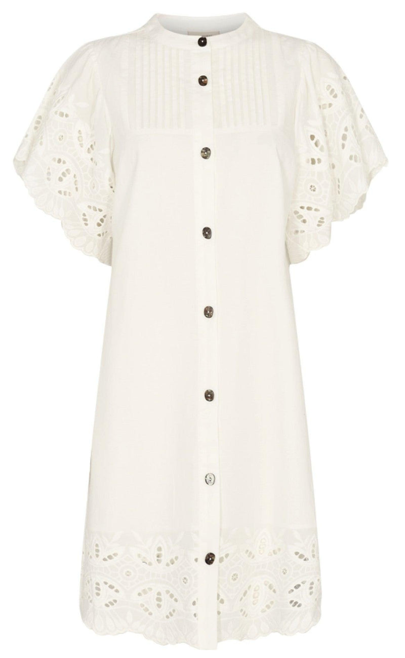 Freequent Kjole - Caro - Brilliant White